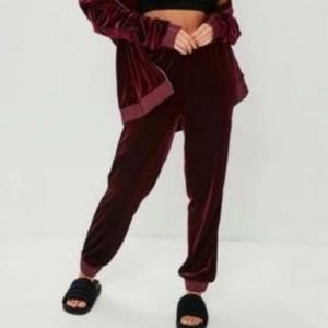 🌺 CHAMPION ELITE VELVET JOGGERS SIZE SMALL